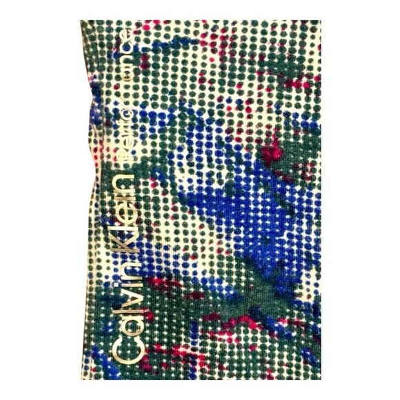 Calvin Klein Performance Cyber Floral Crop Tee Sz XS - Picture 8 of 12